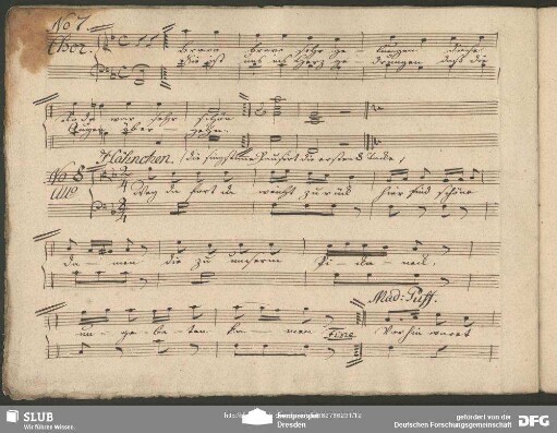 No. 7 Chor: "Bravo bravo sehr gelungen"
