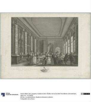 Auditoire dans l’Édifice de la Société Felix Meritis à Amsterdam