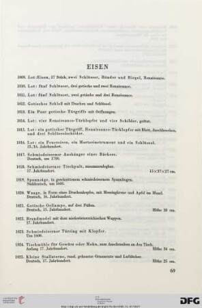 Eisen (Nr. 1009-1044)