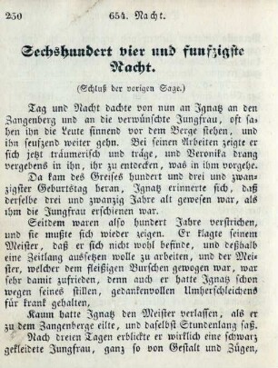 Sechshundert vier und funfzigste Nacht