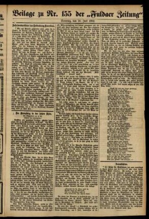Zweite Ausgabe vom Sonntag, den 10. Juli 1892.