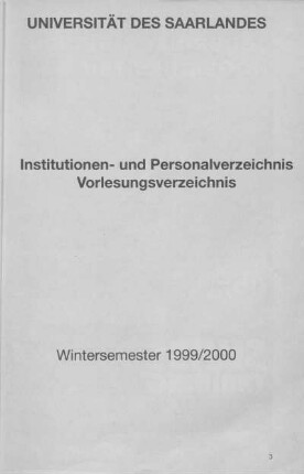 0102: WS 1999/2000