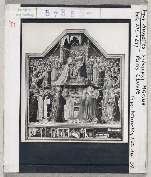 Fra Angelico: Marienkrönung. Paris, Louvre
