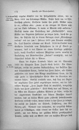 Processe und Theaterscandale.
