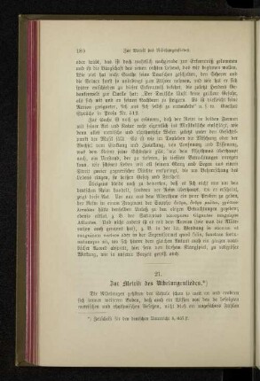 21. Zur Metrik des Nibelungenliedes.