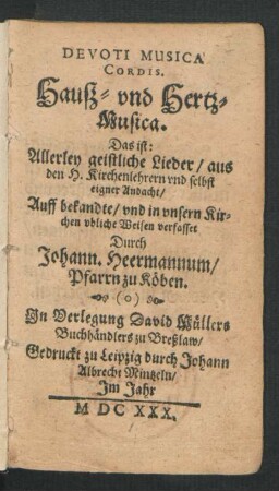 Devoti Musica Cordis
