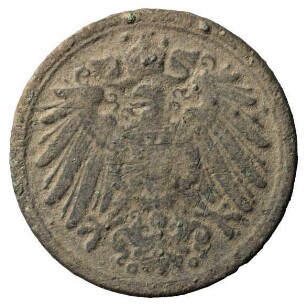 Fundmünze, Pfennig, 1900