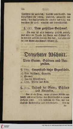 Dreyzehnter Abschnitt