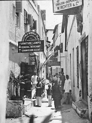 "Straße in Sansibar"