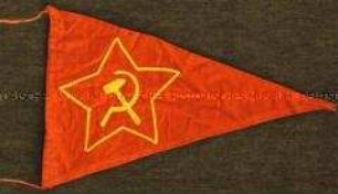 Fahrradwimpel des Kommunistischen Jugendverbandes Deutschlands (KJVD)