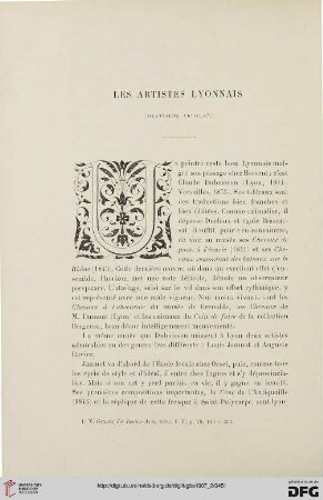 3. Pér. 38.1907: Les artistes lyonnais, 4