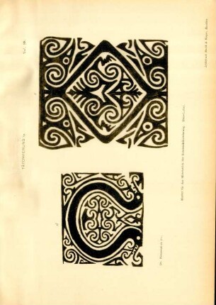 Taf. 88. Tätowierung G. Muster für das Mittelstück der Schenkeltätowierung. Uma-Luhat