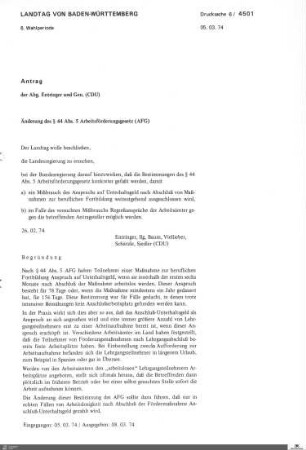 Drucksachen 4501-5000: Anträge, Anfragen, Gesetzentwürfe