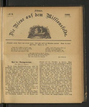 No 2. Februar. 1886.