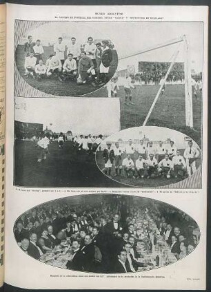 El partido de football del Domingo entre "Racing" y "Defensores de Belgrano" [Fotografías]
