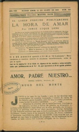1924008352: Amor, padre nuestro... : novela inédita