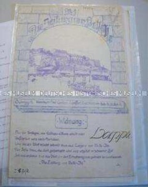 Gefangenenzeitung deutscher Kriegsgefangener in Belle Ile