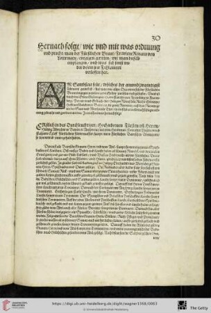 Hernach folgt / wie und mit was ordnung [...]