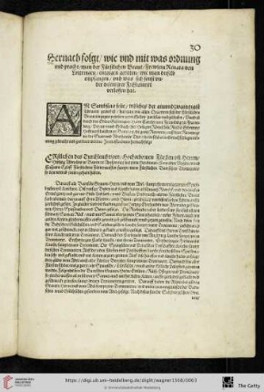 Hernach folgt / wie und mit was ordnung [...]