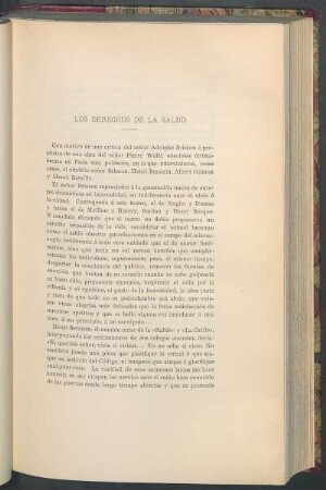 Los derechos de la salud