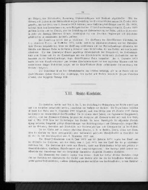 XIII. Reichs-Consulate.