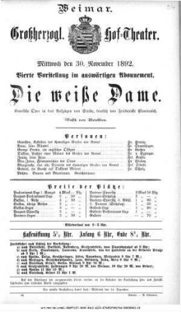 Die weiße Dame