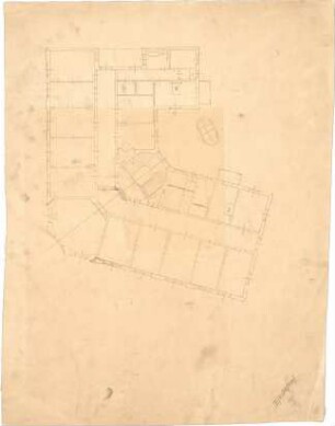 Pfann, Paul; München, Prinzregentenstr. 14; Haus Hartl - Grundriss