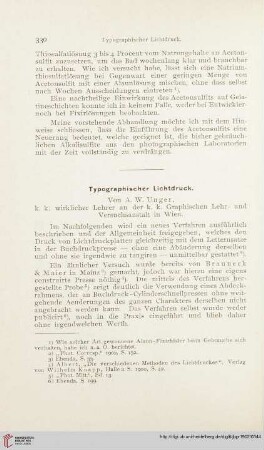 16: Typographischer Lichtdruck