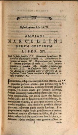 Ammiani Marcellini Rervm Gestarvm Libri Qvi Svpersvnt : Ex Recensione Valesio-Gronoviana
