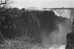 Die Victoriafälle : Wasserfall des Sambesis