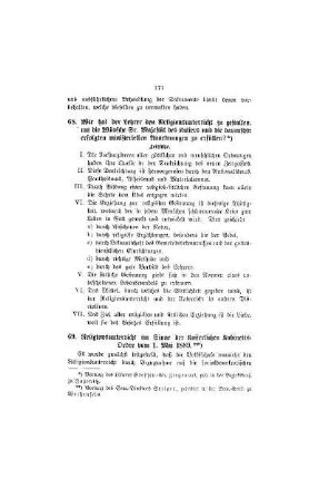 Religionsunterricht im Sinne der kaiserlichen Kabinetts-Ordre vom 1. Mai 1889