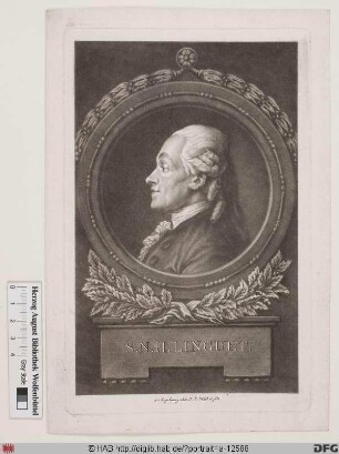 Bildnis Simon-Henri-Nicolas Linguet