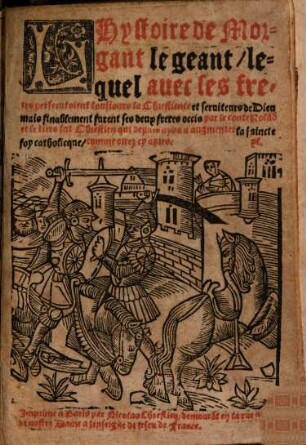 Histoire de Morgant le geant