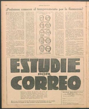 ¿Podemos conocer el temperamento por la fisonomía?