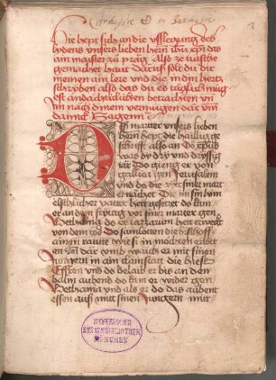 Heinrich von St. Gallen. Marquard von Lindau. Heinrich Seuse u.a. - BSB Cgm 7955