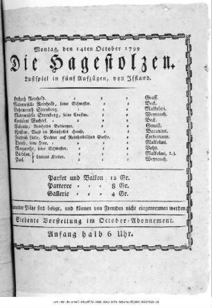 Die Hagestolzen