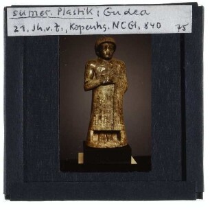 Sumerische Plastik, Gudea Statuen,Sumerische Plastik, Gudea Statue (Ny Carlsberg Glyptotek)