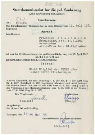 Eisenmann, Friedrich