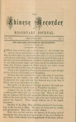 No. 3. May - June, 1877