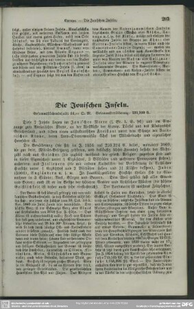Die Ionischen Inseln
