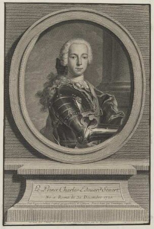 Bildnis des Charles-Edouard Stuart