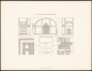 Neues Stadthaus, Berlin: Innenansichten, Details Saal an der Klosterstraße 3.OG (aus: Neubauten der Stadt Berlin, Bd. X, 1911)