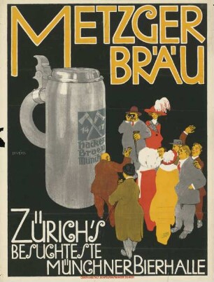 Metzger Bräu. Zürich's besuchteste Münchner Bierhalle