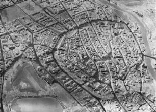 Zwickau : Stadtansicht, Luftbildaufnahme