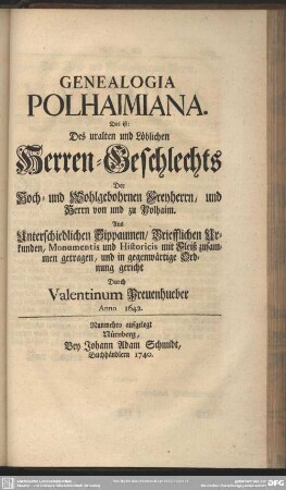 Genealogia Polhaimiana