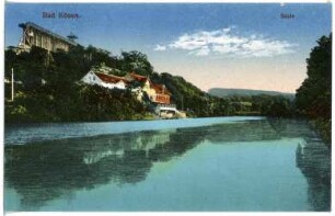 Bad Kösen. Gradierwerk und Saale