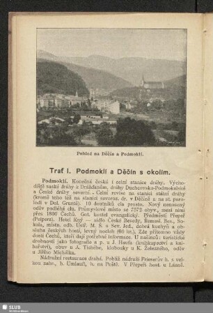 Trať I. Podmoklí a Děčín s okolím