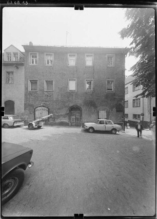 Meißen, Baderberg 6. Wohnhaus (um 1600). Straßenfront