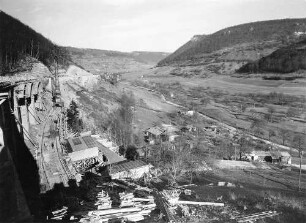 Fischerhäuslebrücke, km 153,930 Bauzustand 1937