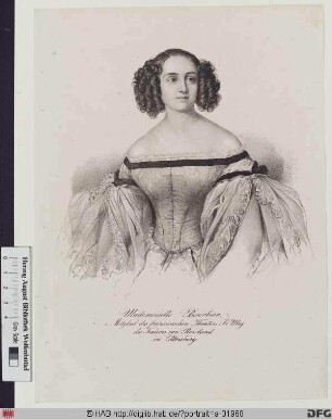Bildnis Marie-Virginie-Catherine Delville- Bourbier